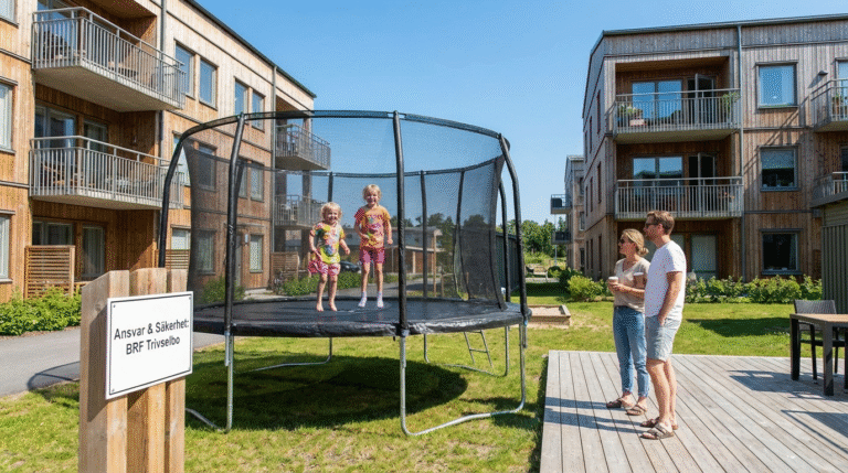 Så ser ditt och föreningens ansvar ut för barnens studsmatta