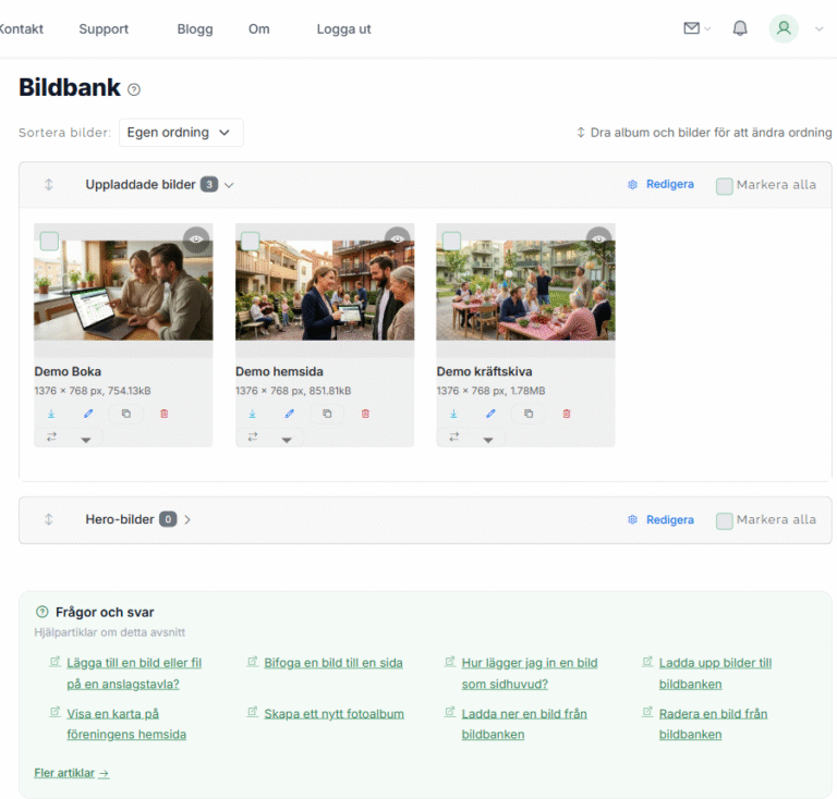 Nya bildbanken – enklare bildhantering för er förening